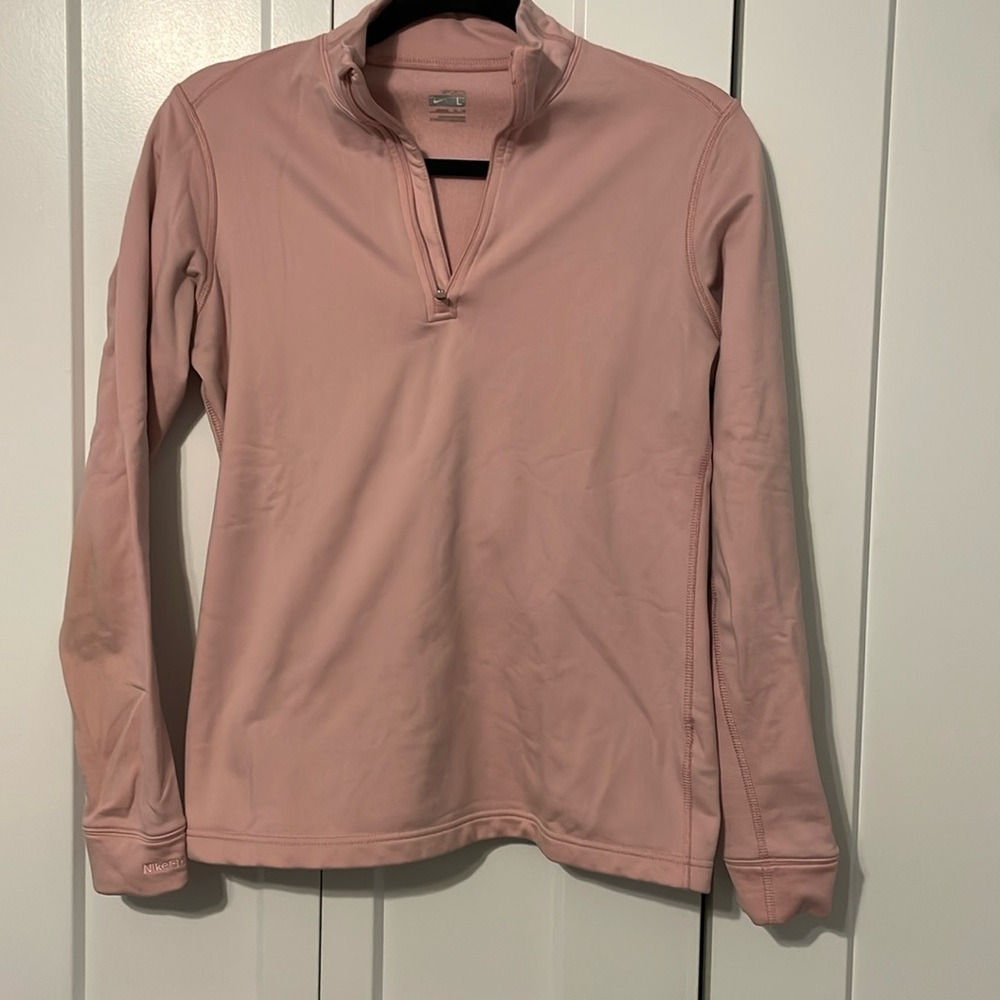 Nike quarter zip fleece top size large used like new